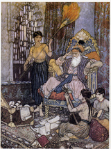 エドマンドデュラック挿画本『ルバイヤート』カラーイラスト20枚総揃 1910年 エドマンドデュラック挿画本『ルバイヤート』カラーイラスト20枚