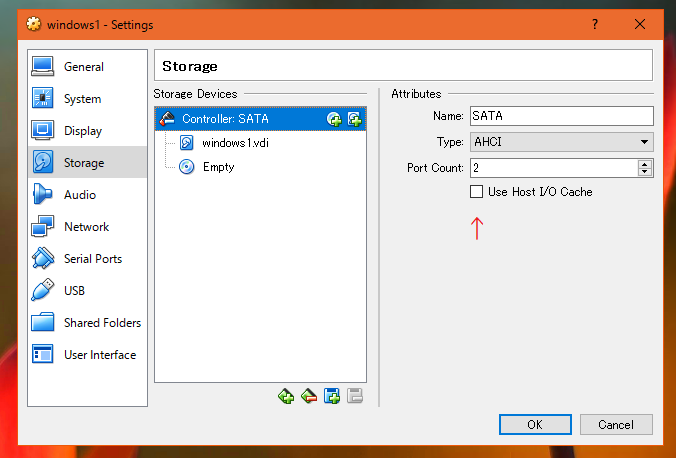 use host io cache