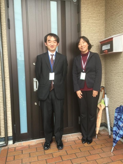 理事長と事務局長です。