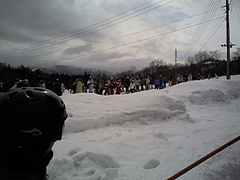八方尾根スキー場 リフト待ち長い 20100228