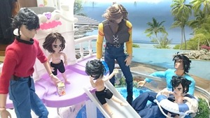 君もセッティングを手伝えよ!