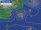 天気図(20141006)早朝