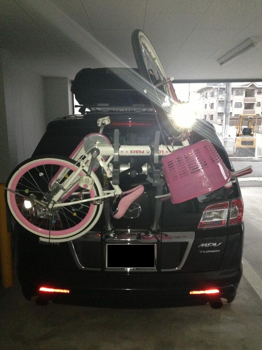 ときどき、適当に・・ マツダ ... : 自転車 荷物 キャリア : 自転車の