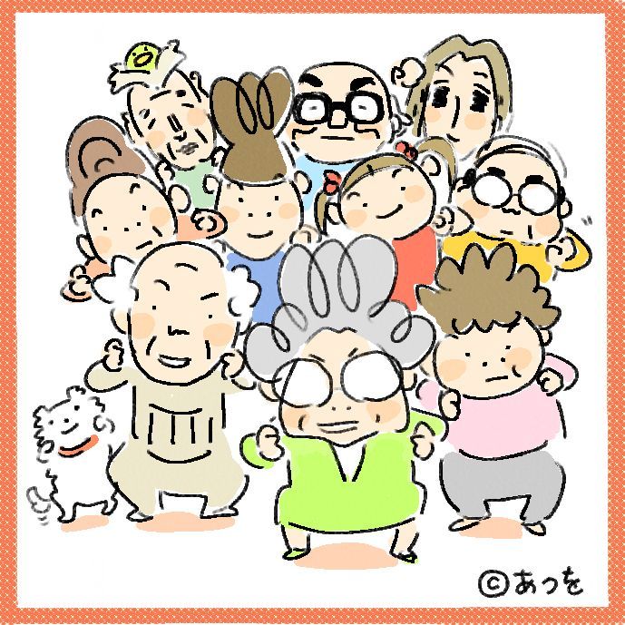 $あつをの4コマ漫画:ねりきり.おはぎ.さくらもち
