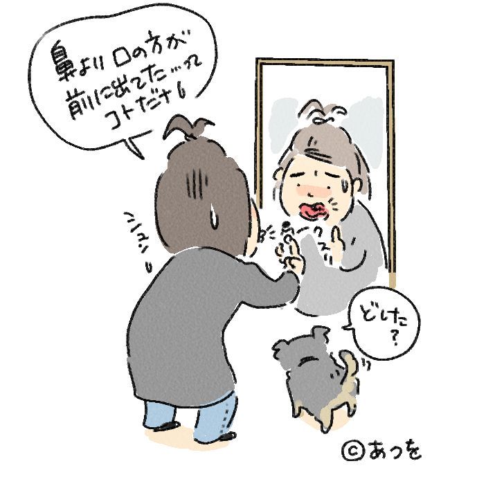 $あつをの4コマ漫画:ねりきり.おはぎ.さくらもち