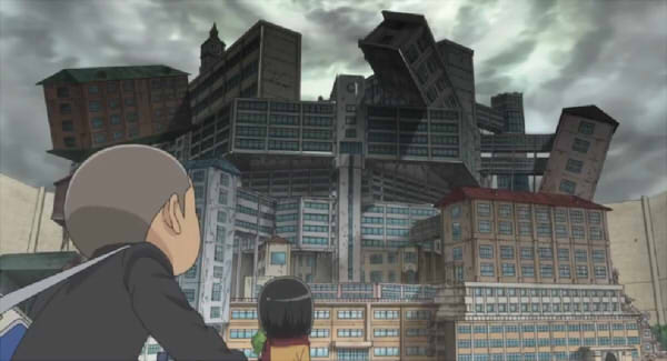 進撃中学校の校舎