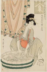 2 Utamaro_嶋屋仕入の染しま向キ