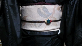 Hashun Leaf Obi Front