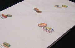 Koppori Geta Motif Nagoya Obi