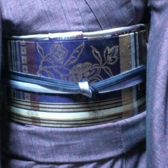 Purple Atique Nishijin Obi