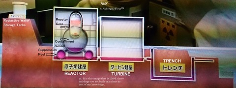 NHK Model of Fukushima Reactor
