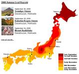 Japan Guide Leaf Map