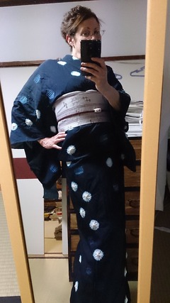 Bushoan Shibori Poly-Hassun Obi