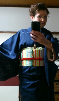 Cotton Stripe obi