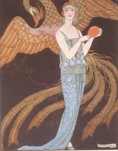 george barbier art deco gown 1922