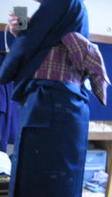 Indigo Tsumugi with Tsumugi Hanhaba Back