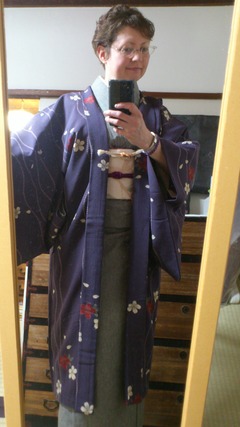 Purple Sakura Haori