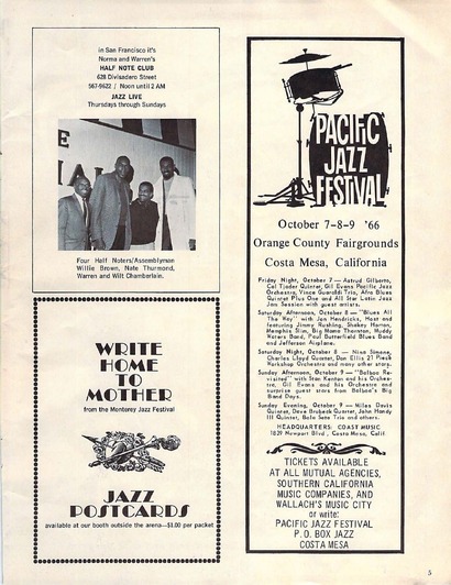 1966 Pacific Jazz Festival