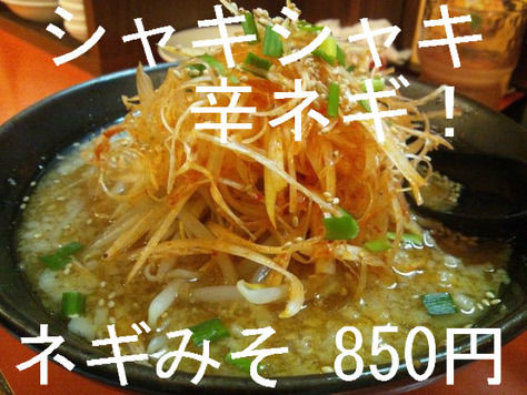ネギみそラーメン