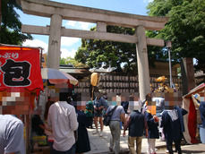 神社前