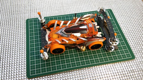 4 スラッシュリーパー（クリヤーオレンジボディ）② : らいぱちのミニ