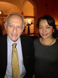 Ayako with Mr. Pollini