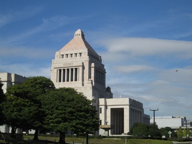 内閣改造国会議事堂
