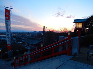 織姫神社からの夕景