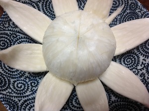 塩原高冷地かぶの花むき