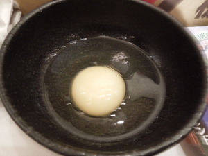 鹿沼の白い卵