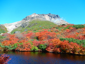 ひょうたん池と茶臼岳