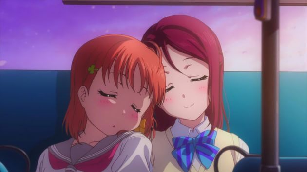アニメ 百合カップル アニメキャラ