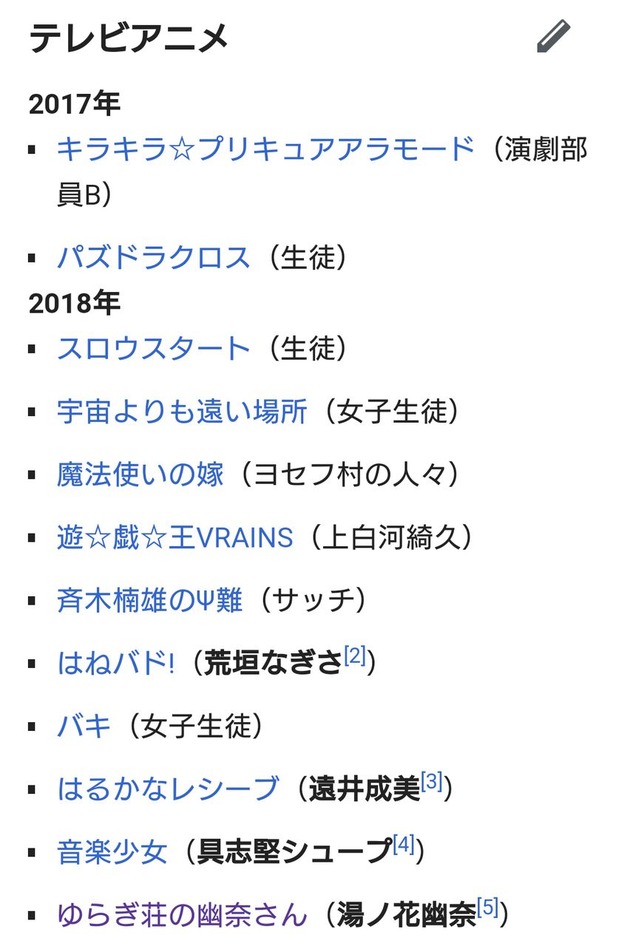 次世代人気声優十傑