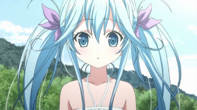 アニメキャラ 青髪