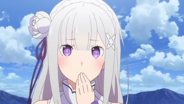 【2016夏アニメ】Re:ゼロから始める異世界生活の超絶美女ヒロインのエミリアたんが可愛すぎる・・・!!(画像・解説あり)