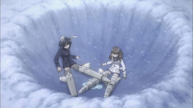 ブレイブウィッチーズ 5話 感想 極寒の死闘