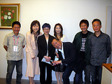 UHBスタッフと2