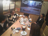 田中産業様と食事
