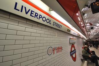 リバプールストリート駅地下鉄