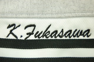 筆記体で K.fukasawa