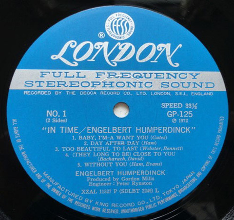 Engelbert Humperdinck - GP-125 r