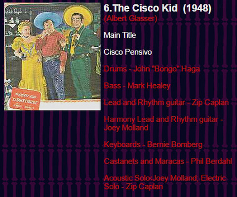 Zip Caplan Monsters and Heroes 6 The Cisco Kid