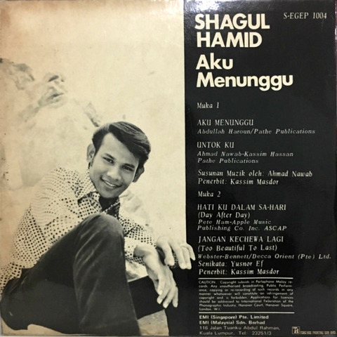 Shagul Hamid - Aku Menunggu back
