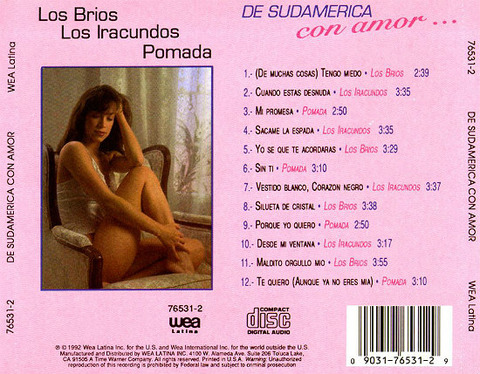 Pomada De Sudamerica con Amor back