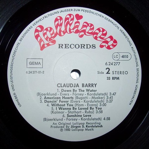 Claudja Barry - Claudja Barry (1980) r2