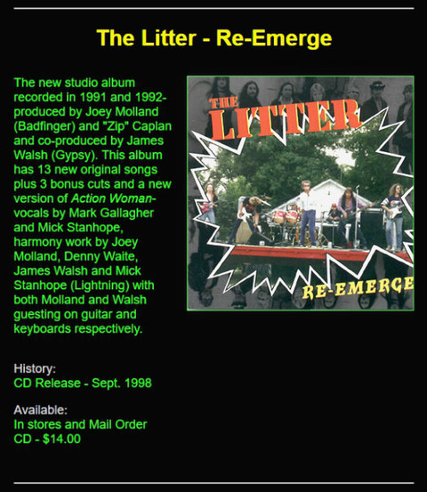 The Litter Re-Emerge