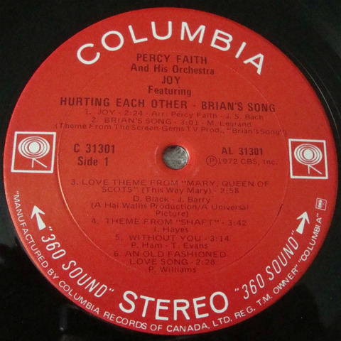 Percy Faith - C 31301 Canada r