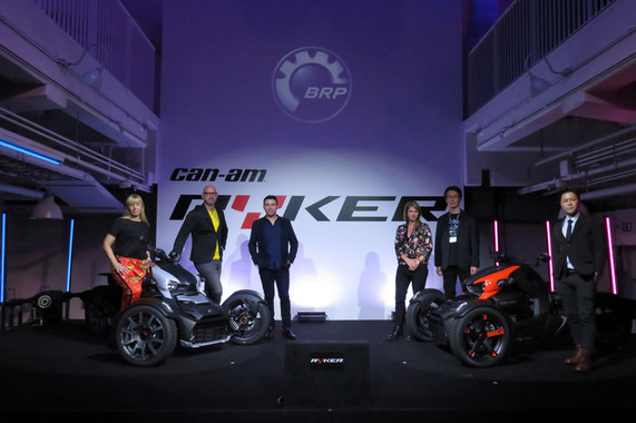 BRP、三輪モーターサイクル「カンナム・ライカー」を発売