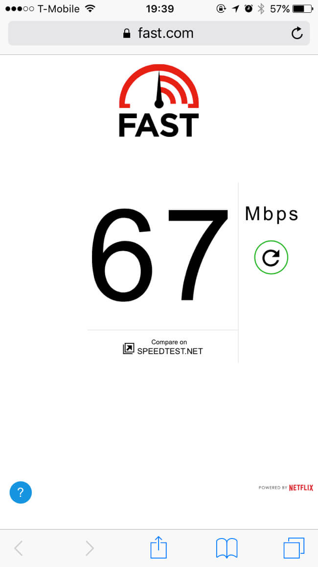 Wi-Fi Speed | Fat Head’s Brewery | Portland