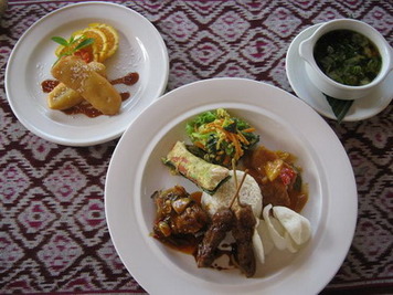 Ubud village restaurant menu